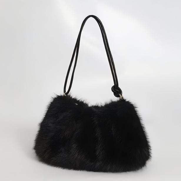 Cozy Plush Shoulder Bag