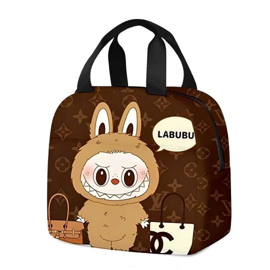 Labubu Insulated Cartoon Lunch Tote Bag