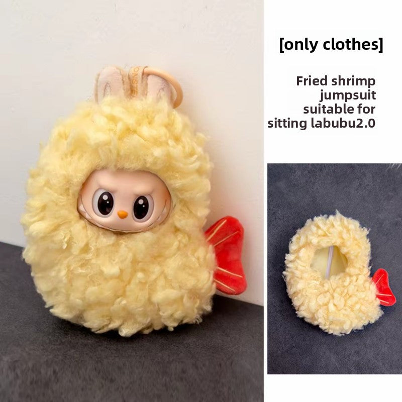 Crispy Shrimp Puff Plush Outfit (No Doll)