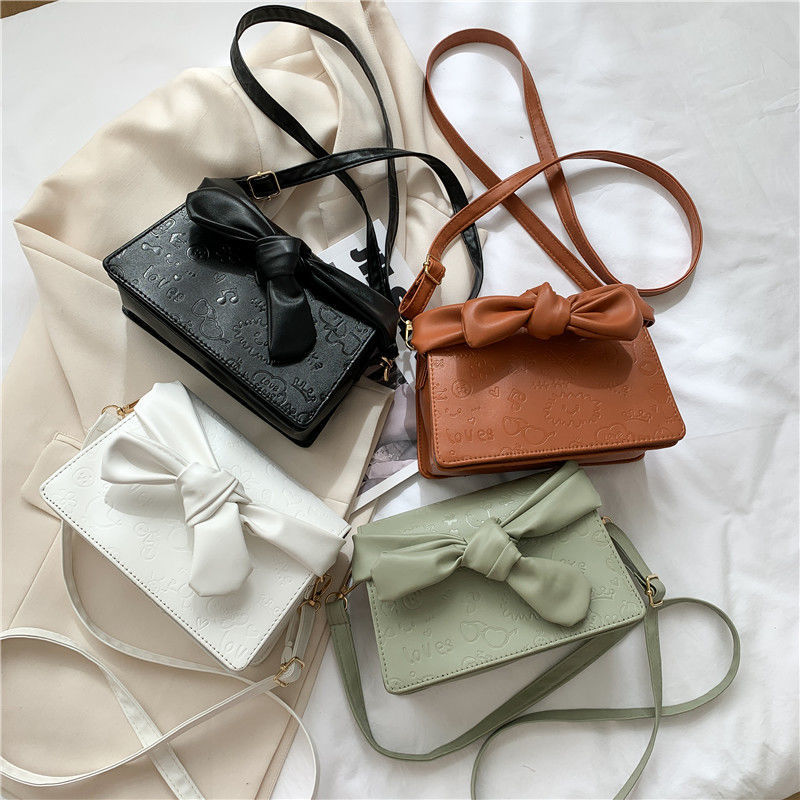 PU Bow Crossbody bag