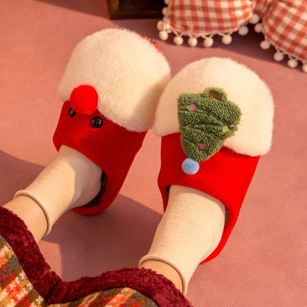 Christmas Fluffy Slippers