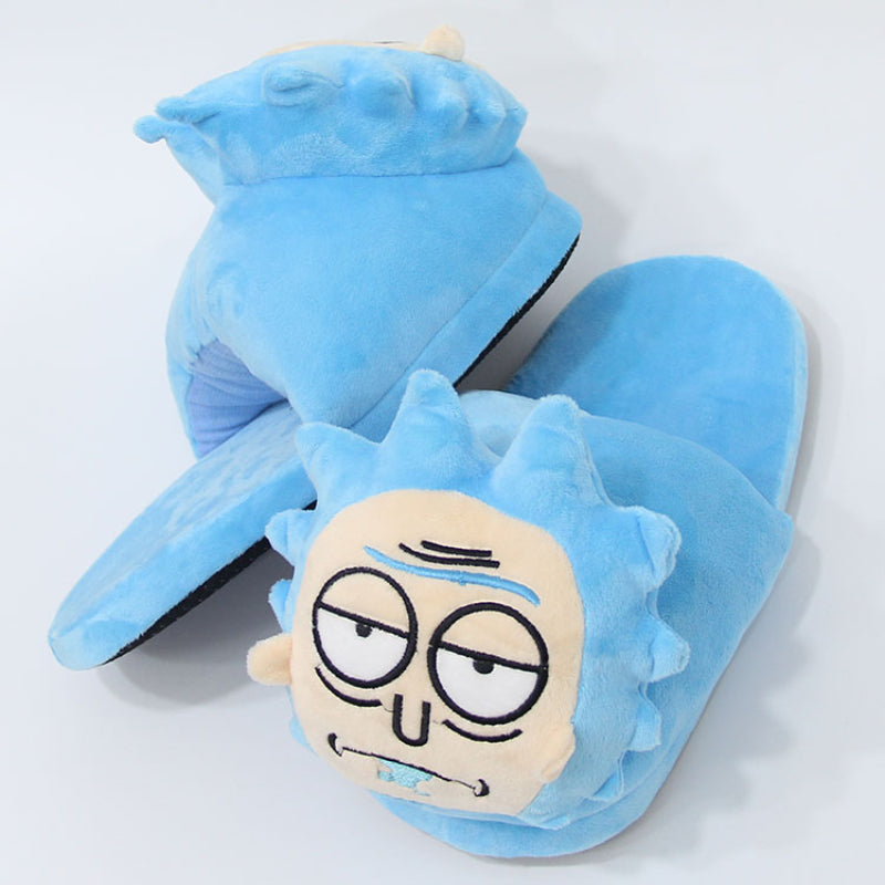 Rick Cartoon Cotton Slippers