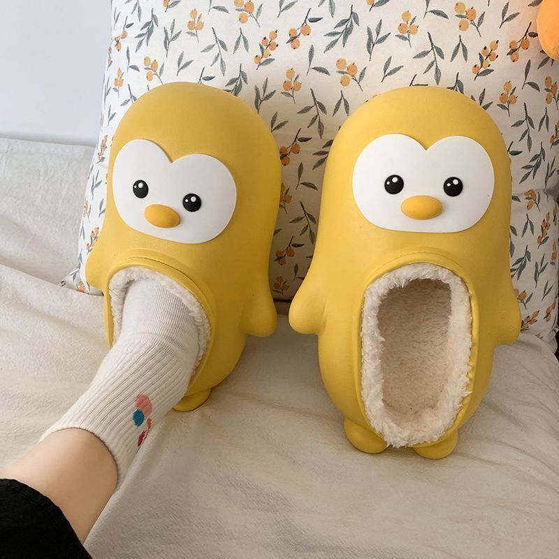 Adorable Penguin Cotton Slippers