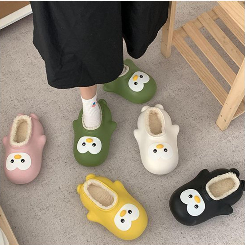 Adorable Penguin Cotton Slippers