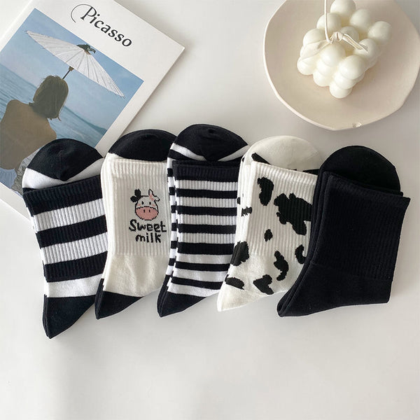 Cow Socks, 5-Pair Pack