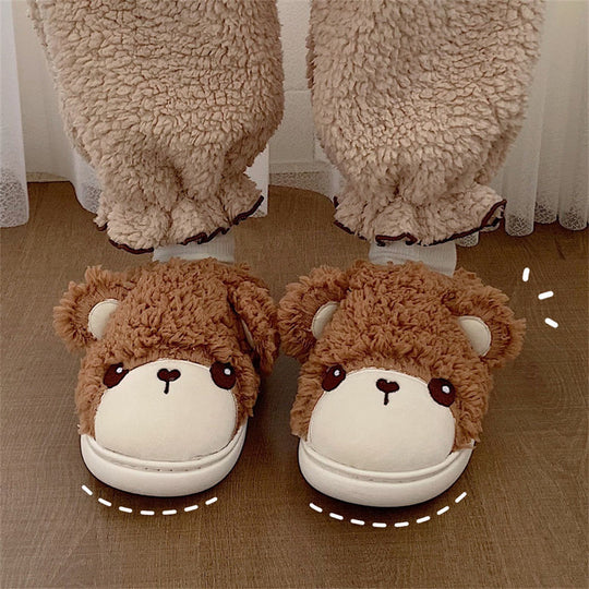 Bear Fluffy Slippers