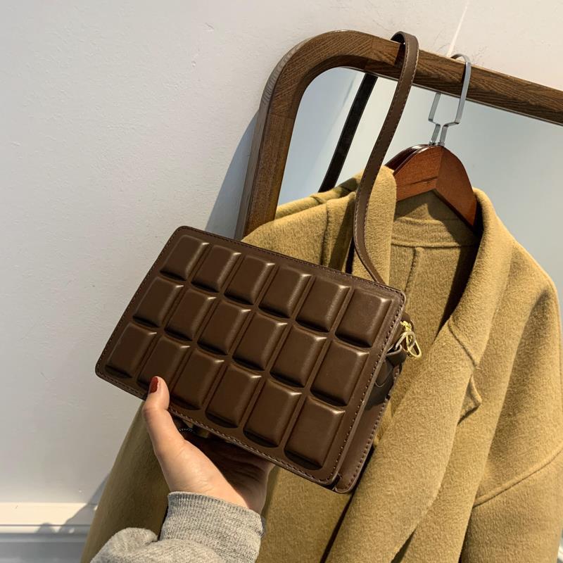 PU Chocolate Crossbody Bag
