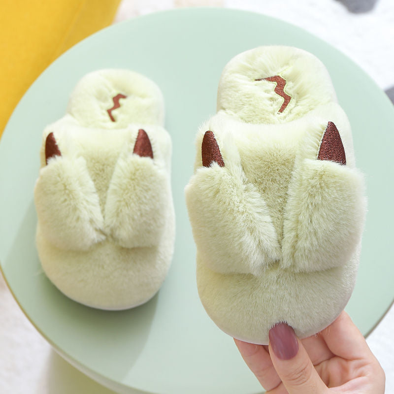 Pikachu Fluffy Slippers