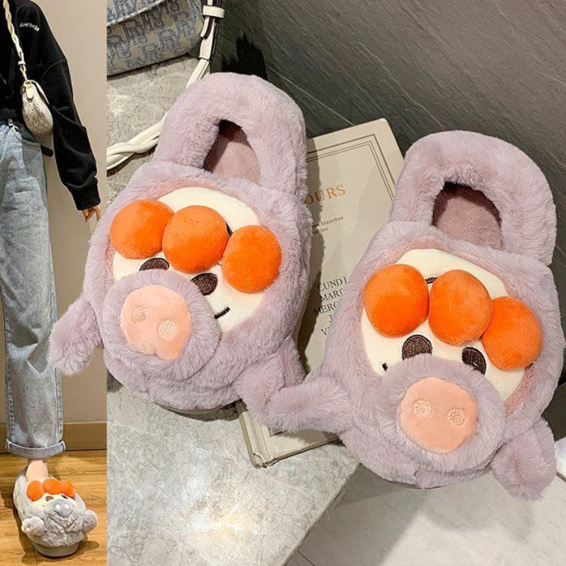 Pig Fluffy Slippers