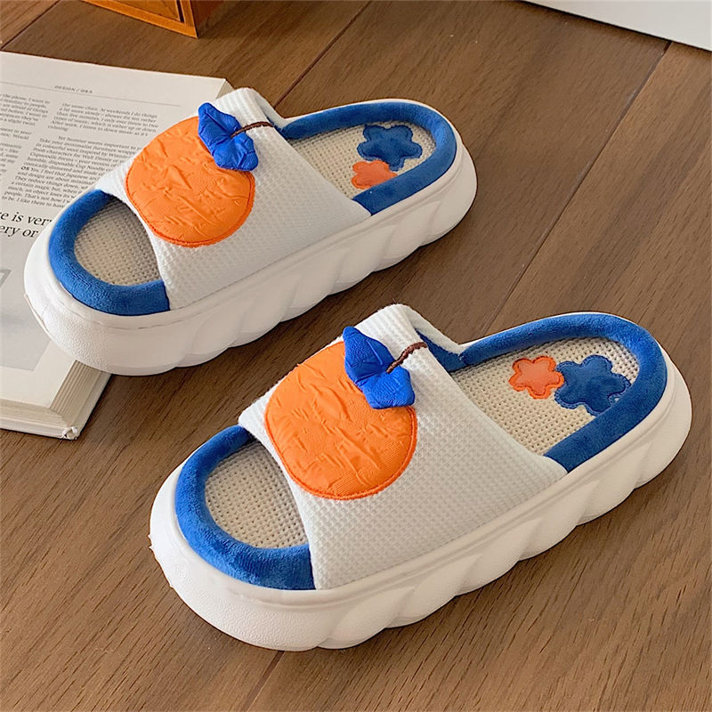 Four Seasons Orange Slippers