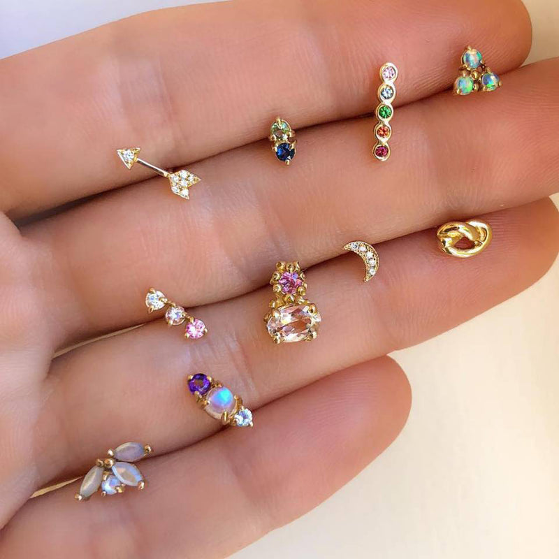 Star Assorted Earrings, 5pcs