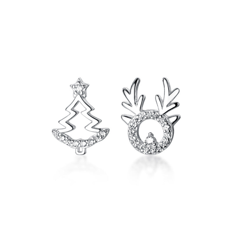 925 Silver Christmas Earrings