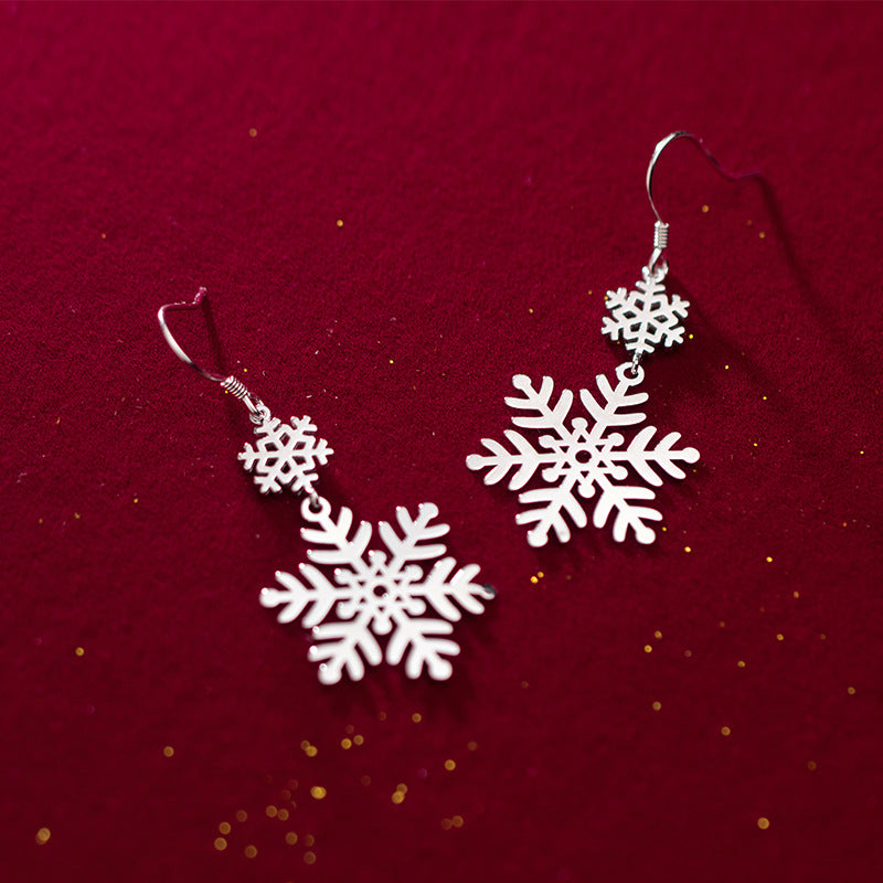 925 Silver Christmas Earrings