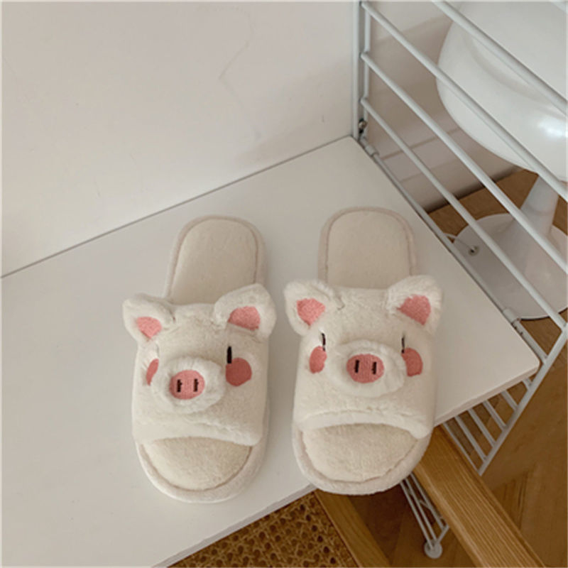 Pig Fluffy Slippers