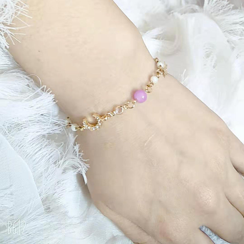 Zircon Heart Bracelet