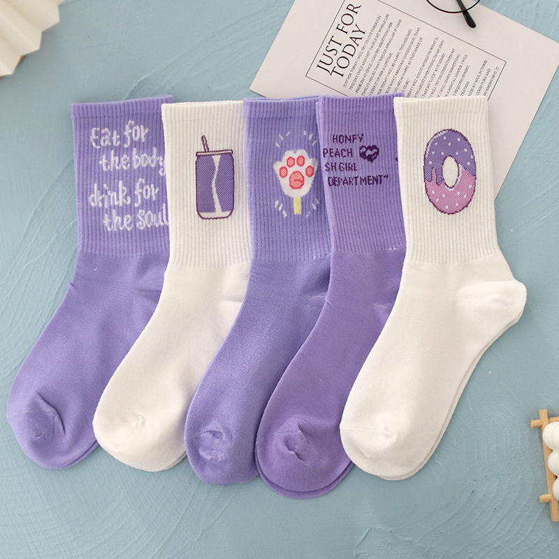 Candy Socks, 5-Pair Pack