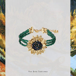 Van Gogh Sunflower Bracelet