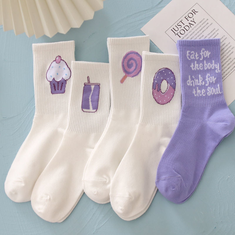 Candy Socks, 5-Pair Pack