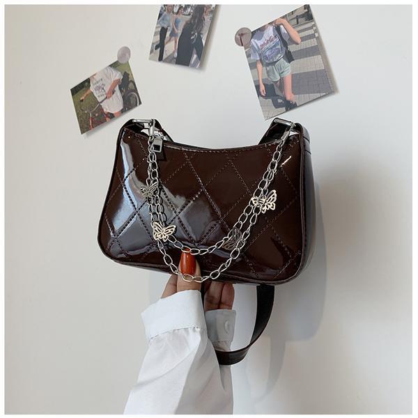 PU Butterfly Chain Strap Shoulder Bag