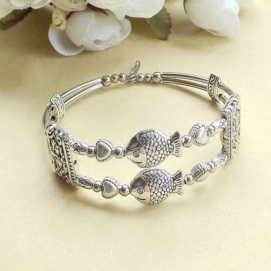 Vintage Fish  Bracelet