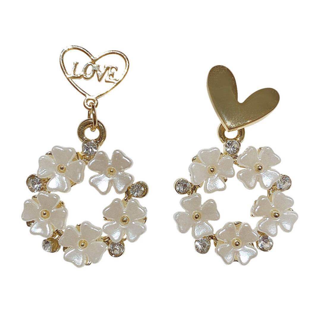 Zircon Flower Earrings