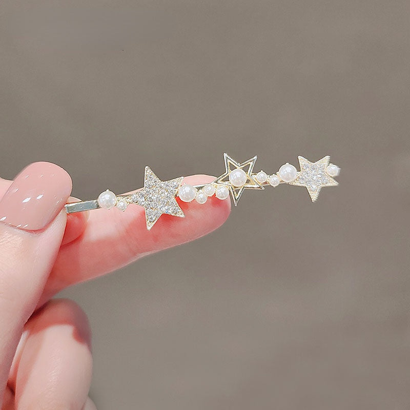 Zircon Star Hair Clip, 2 pcs