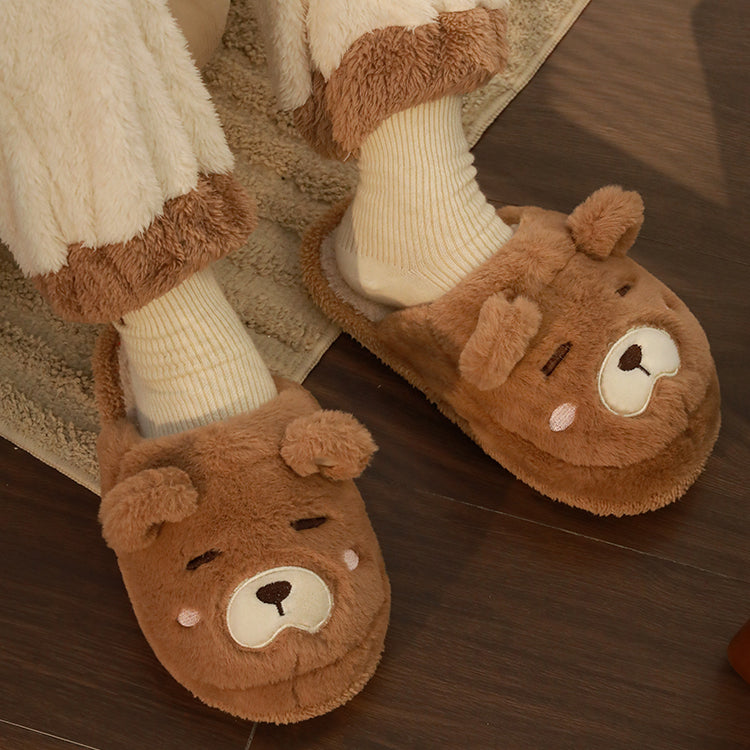 Bear Fluffy Slippers