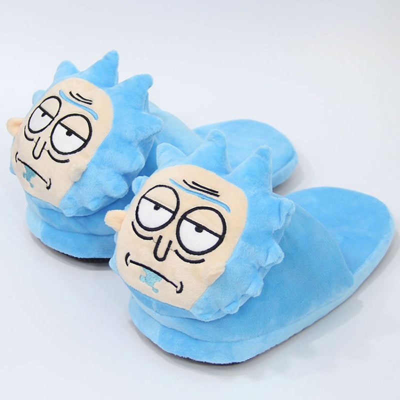 Rick Cartoon Cotton Slippers