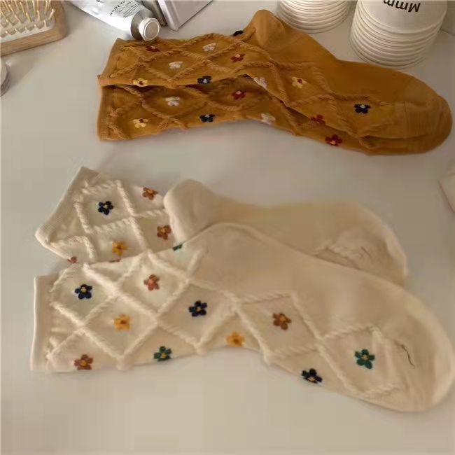 Flower Socks, 5-Pair Pack