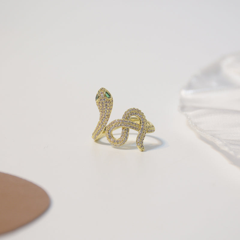 Zircon Snake Rings