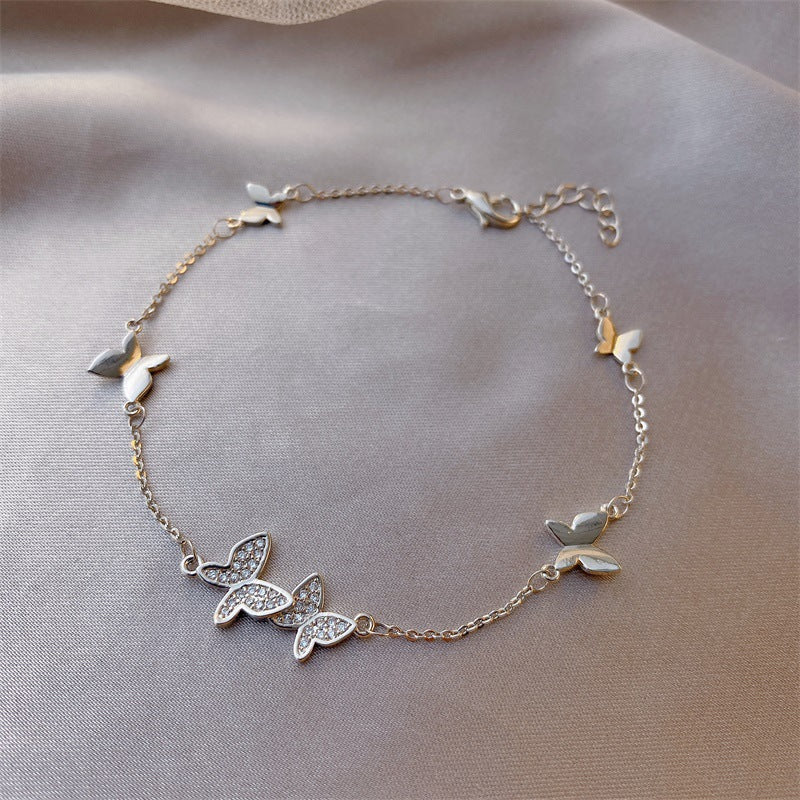 Zircon Butterfly Bracelet