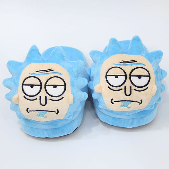 Rick Cartoon Cotton Slippers