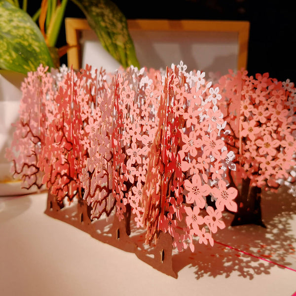 Cherry Blossom Tree 3D Card