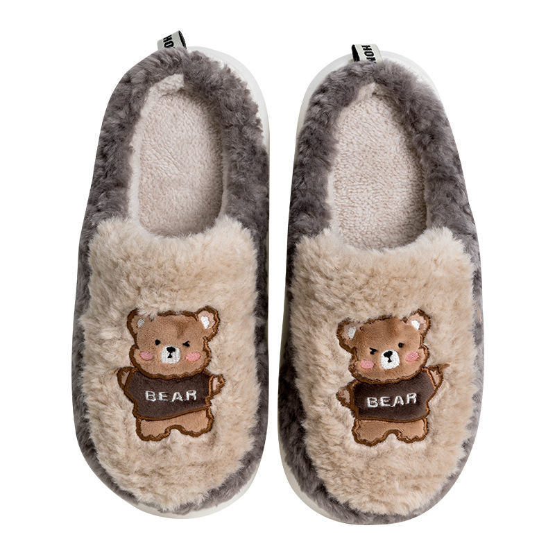 Bear Fluffy Slippers