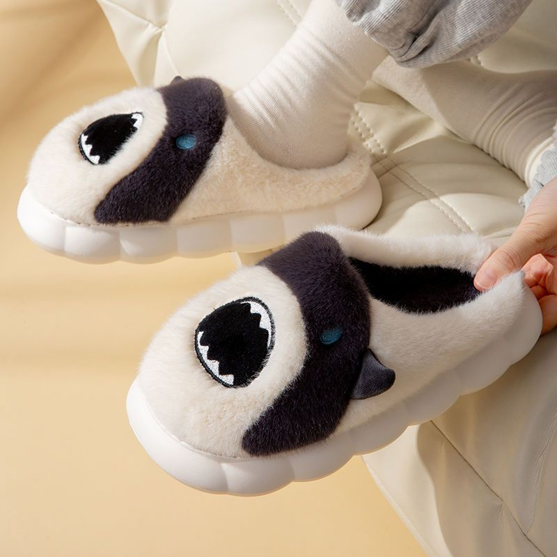 Cartoon little shark cotton slippers