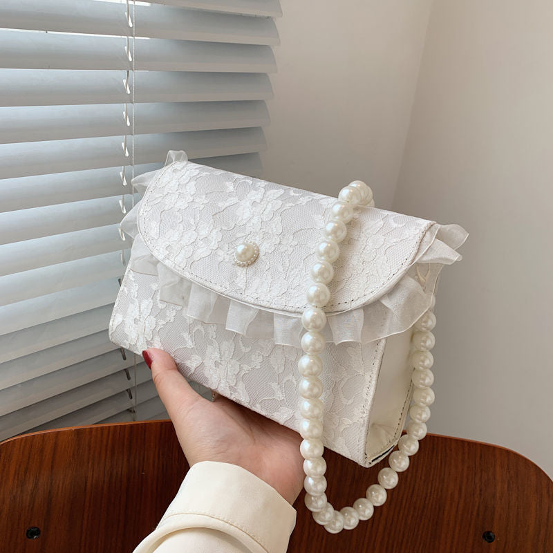 PU Pearl Shoulder Bag