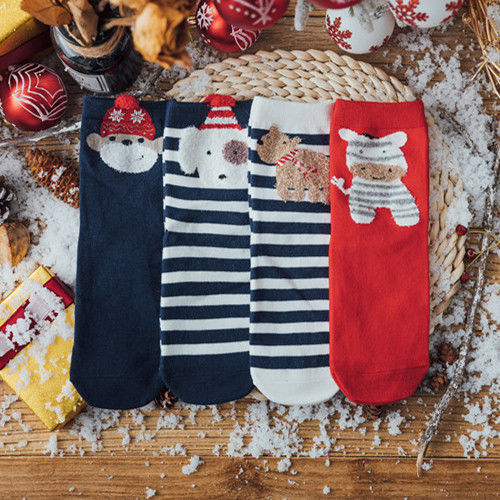 Christmas Socks, 4-Pair Pack