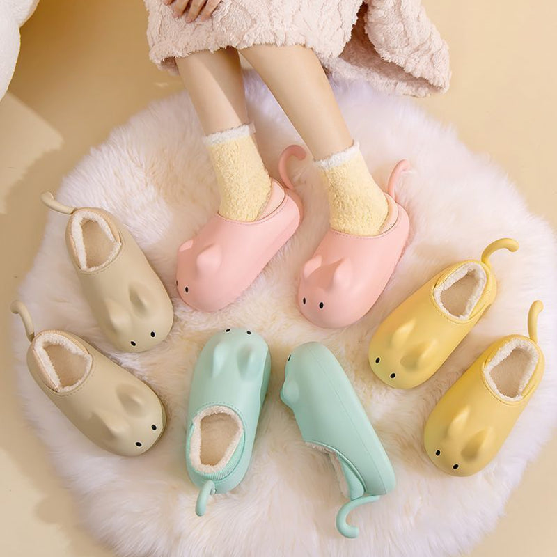 Cute cartoon cat slippers