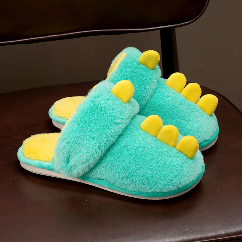 Dinosaur Fluffy Slippers