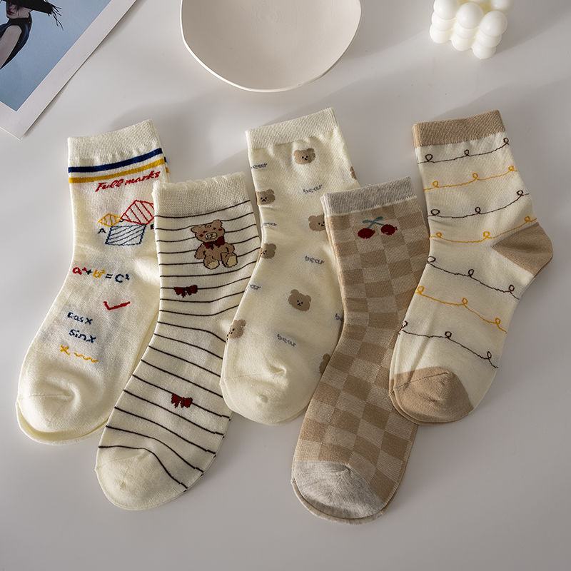 Bear Socks, 5-Pair Pack