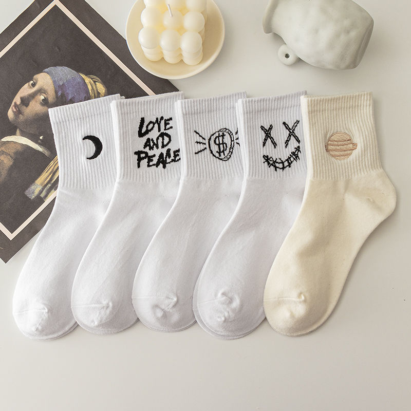 Moon Socks, 5-Pair Pack