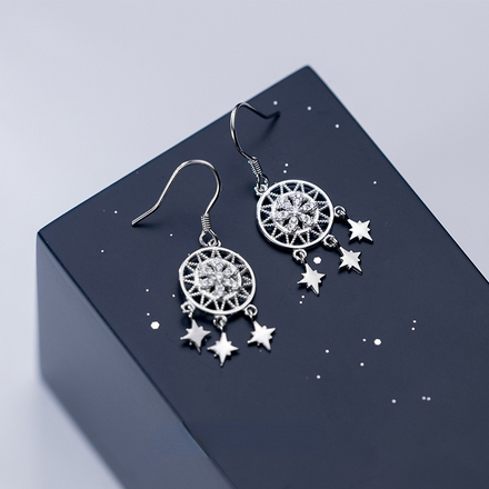 925 Silver Christmas Earrings