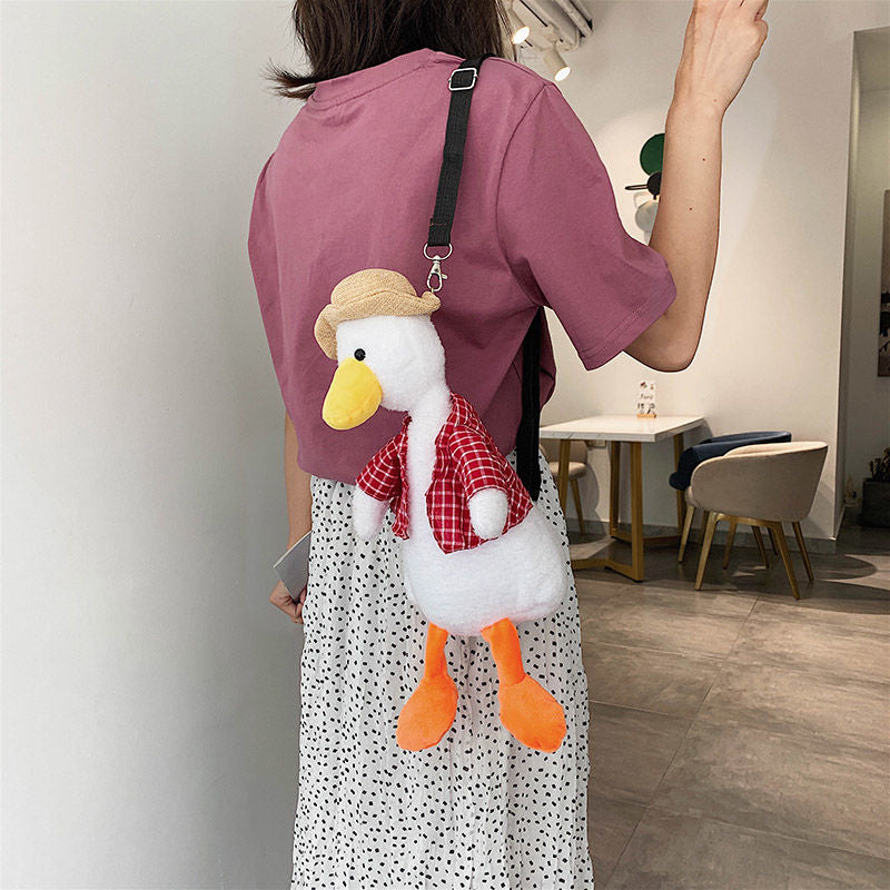 Novelty Bag Cute Mini Little Yellow Duck Design Backpack - Temu New Zealand