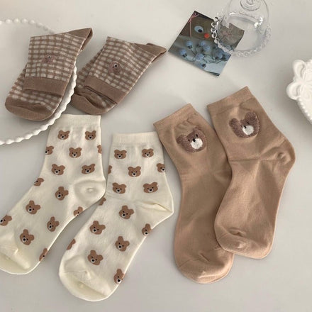 Bear Socks, 3-Pair Pack