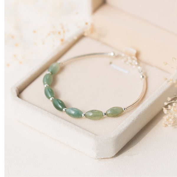 925 Silver Jade Bracelet