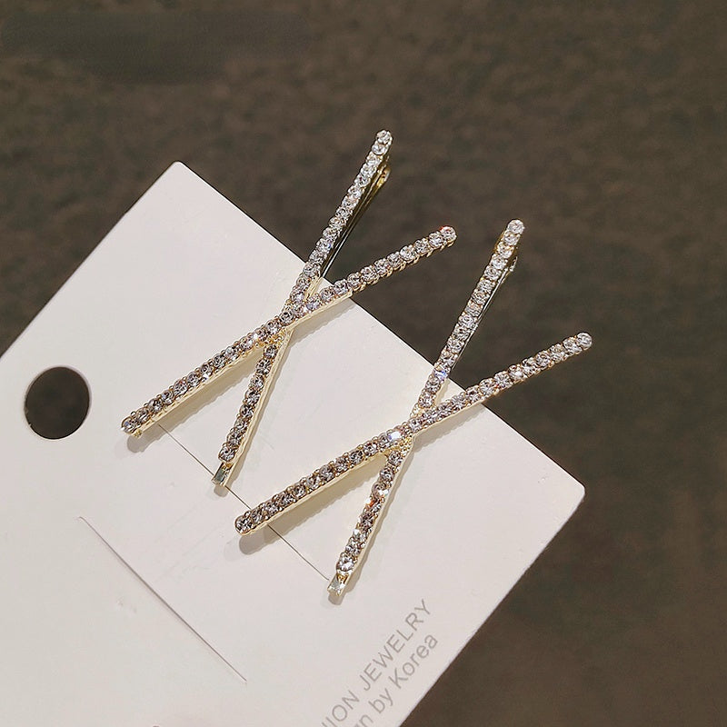 Zircon Hair Clip, 2 pcs