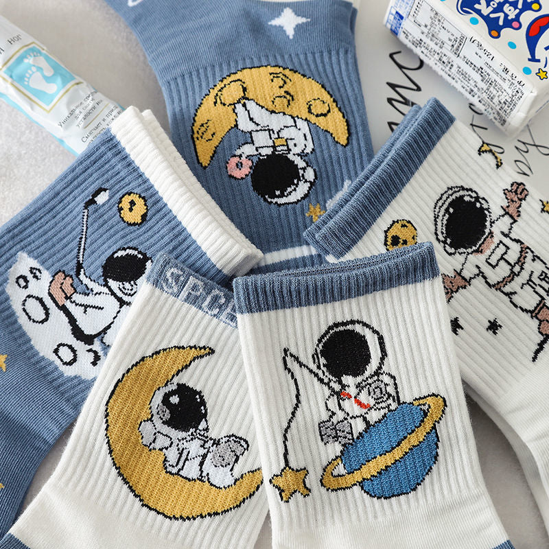 Astronaut Socks, 5-Pair Pack