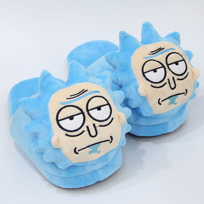 Rick Cartoon Cotton Slippers