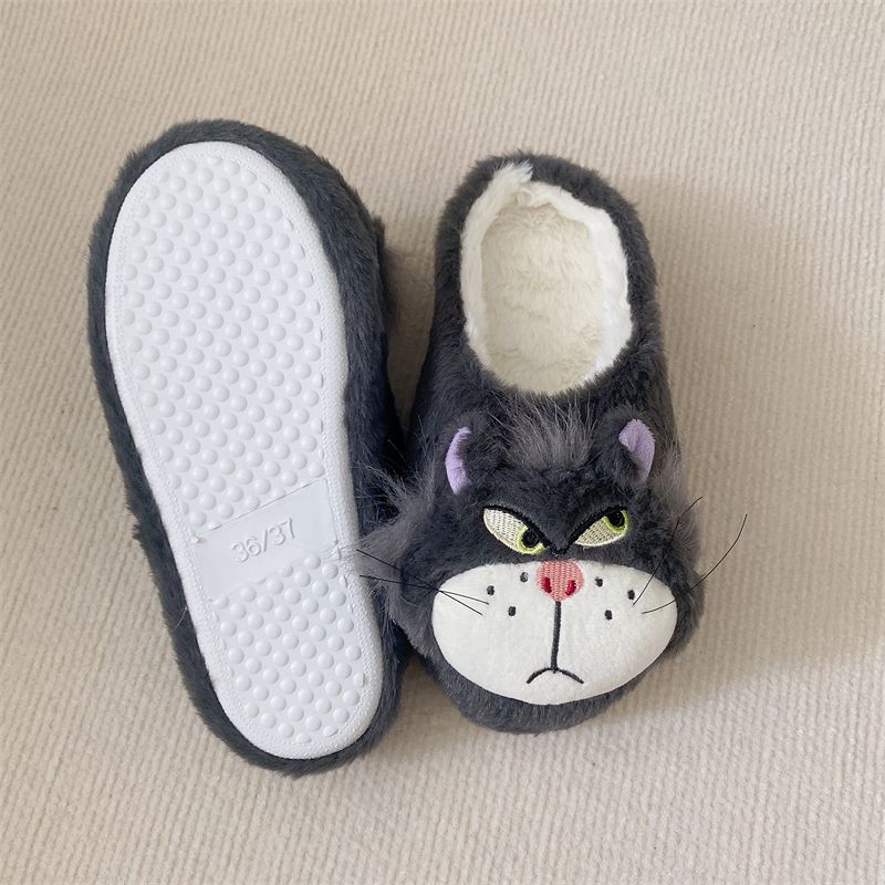 Cute Cat Cotton Slippers