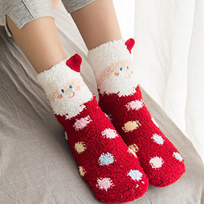 Christmas Fluffy Socks